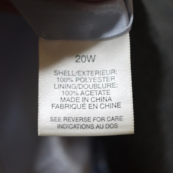 Talbots Gray Embroidered Floral Shift Dress Plus Size 20W Elegant Flowy Chic - Picture 14 of 16